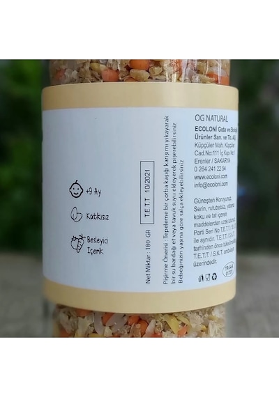 OG natural Ezogelin Çorba Karışımı 180 G 9Ay