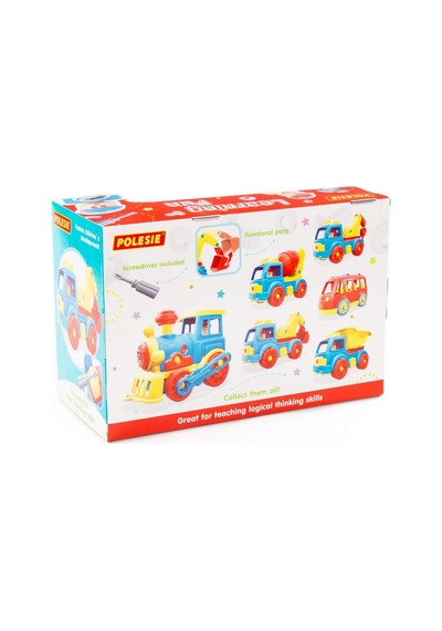 Tasarımci-ulaşım "otomobil-damperli Kamyon" (27 Parça) (kutuda)