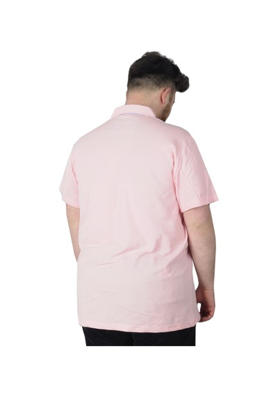 Mode Xl Büyük Beden Erkek T-Shirt Polo Mdx Club 22305 Somon 001