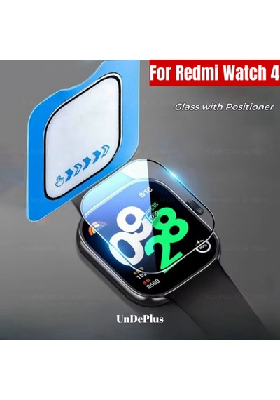 Xiaomi Redmi Watch 4 Kolay Uygulama Aparatlı Cam Ekran Koruyucu 01