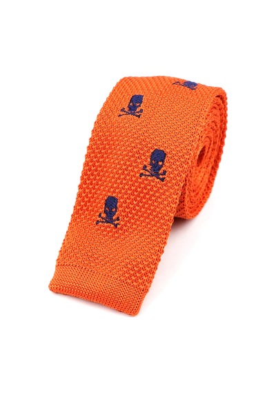 Omark Cotton Örme Kravat No2451 Turuncu