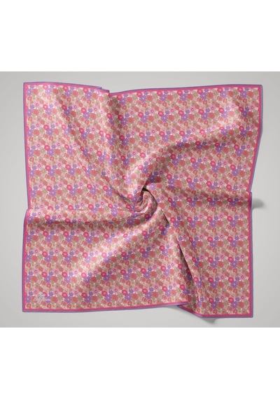 Silk Home Soft Eşarp 73092-24 Eflatun, Vizon, Fuşya, Beyaz