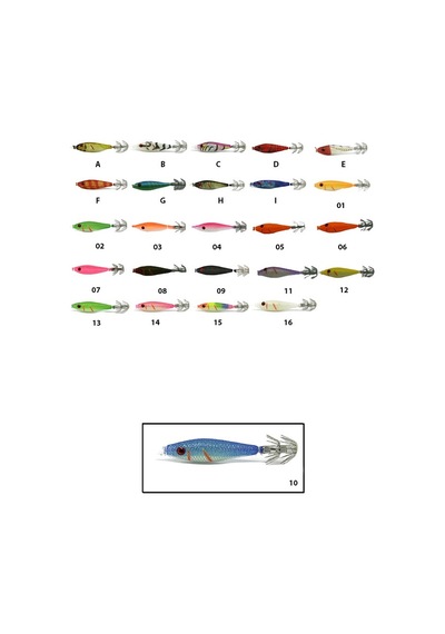 Captain 3007 Kalamar Zokası 6cm Metsuki Squid