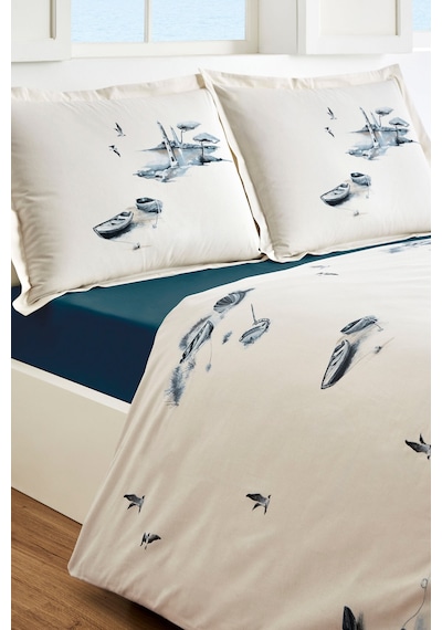 Özdilek Rowboat Tek Kişilik Nevresim Takımı Mavi