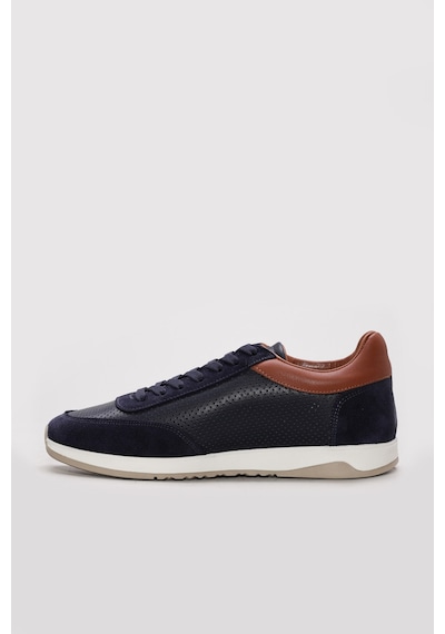 Fast Step Hakiki Deri Erkek Casual Ayakkabı 723ma065 Lacivert