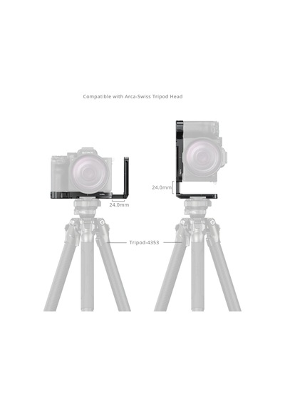 Smallrig 6034 Sony Alpha 7 V / 7r V / 7 Iv İçin Airtag Yuvalı L Şekilli Montaj Plakası