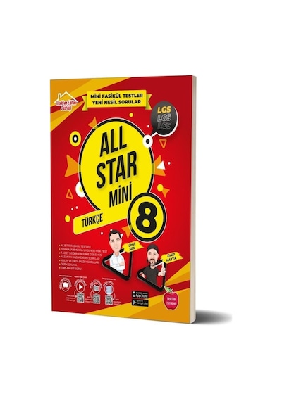 8. Sınıf Mini Türkçe All Star Yeni Nesil Sorular -  Newton Yayınları