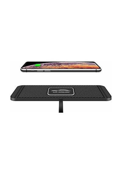 Coofbe Super Şarj 15w Kablosuz Araç Şarj Padi Masaüstü Kablosuz Şarj Padi Usb Girişli Araç Şarjı