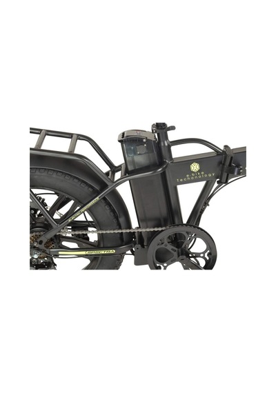Kron Elektron Spectra 20 Jant Katlanabilir 36 Volt 10.4 Ah Elektrikli Fatbike Bisiklet Siyah Sarı