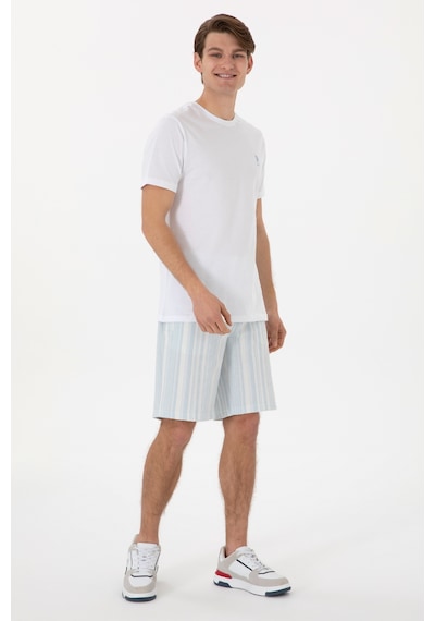 U.S. Polo Assn. Erkek Regular Fit Bisiklet Yaka Beyaz Tişört 50299544-VR013 U.S. Polo Assn. Erkek Regular Fit Bisiklet Yaka Beyaz Tişört 50299544-VR013