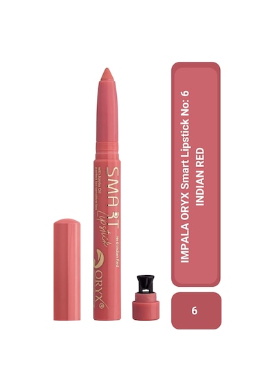 Ruj - Oryx Smart Lipstick No: 6 Indıan Red/hint Kırmızısı Çok Renkli