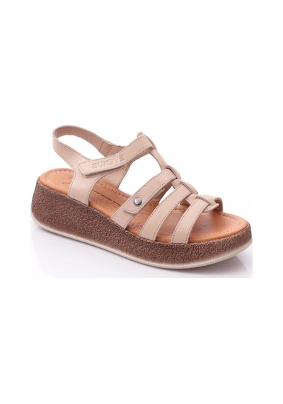 Venüs 23023212y Kadın Deri Sandalet Bej