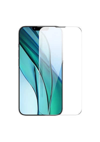 Baseus 0.3mm Crystal Apple Uyumlu   iPhone 14 Plus - 13 Pro Max Full Tempered E