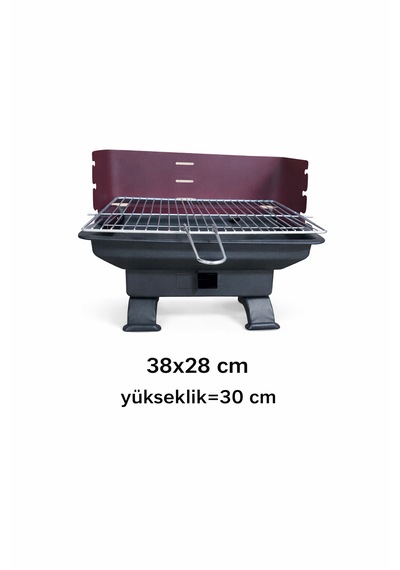 Piknik Mangalı Siperli, Sabit Ayaklı 1040 Mor