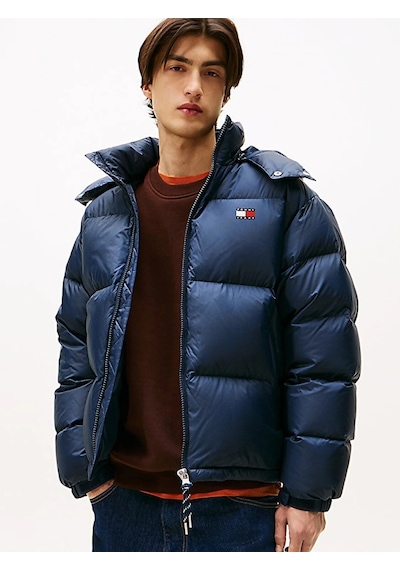 Tommy Hilfiger Tjm Alaska Down Puffer Ext Erkek Mavi Mont - Dm0dm22036 Mavi