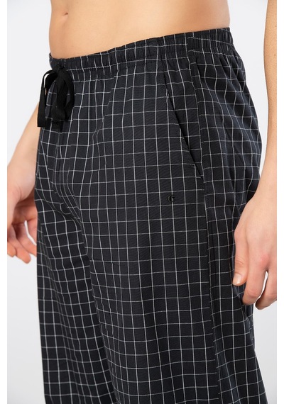 Cacharel Erkek Dokuma Pijama Tek Alt 2240/siyah 2 Çok Renkli