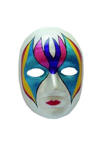 Hobialem 10 Adet, Karton Maske, Boyanabilir Eğitici Maske Boyama, Etkinlik Ve Hobi Maskesi