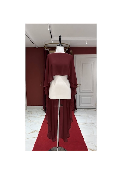 Ezni Atelier Bordo Şifon Abiye Pelerini 140 Cm Transparan Abiye Pelerini Uzun Abiye Pelerini Zarif Düğün Pelerini Bordo Bordo Ezni Atelier Bordo Şifon Abiye Pelerini 140 Cm Transparan Abiye Pelerini Uzun Abiye Pelerini Zarif Düğün Pelerini Bordo Bordo