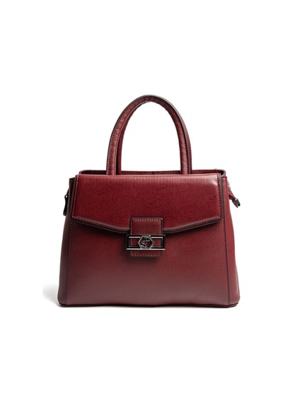 Silver Polo Sp1264 Kadın El Çantası Düz Bordo-bordo