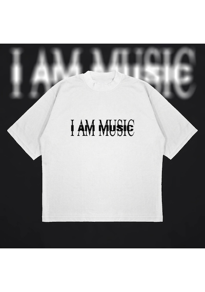 Startmore Suicideboys I Am Musician Boxy Fit Oversize Unisex Tshirt Baskılı Tişört Beyaz