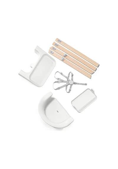 Stokke Clikk Highchair White Ergok Mama Sandalyesi, Kolay Kurulum Ve Hafif Tasarım