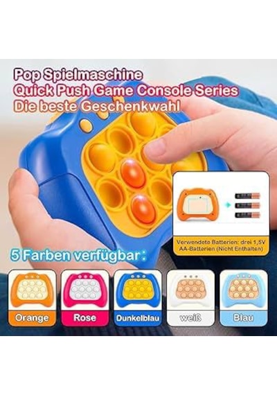 Quick Push Elektronik Popit Konsol Işıklı Sesli