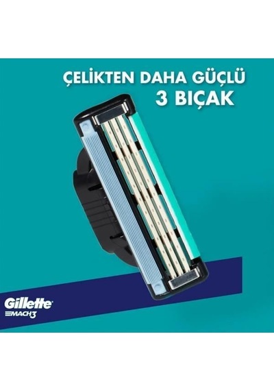 Gillette Mach3 Tıraş Bıçağı Yedeği 2'li