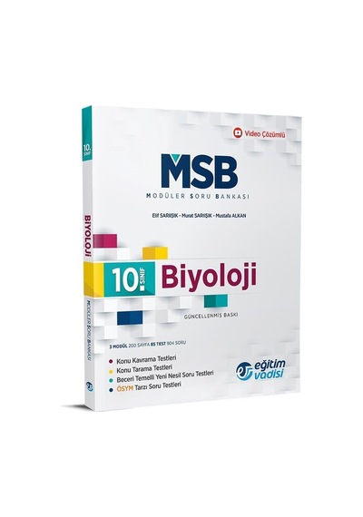 10.Sınıf Biyoloji Msb Modüler Soru Bankası -  Eğitim Vadisi