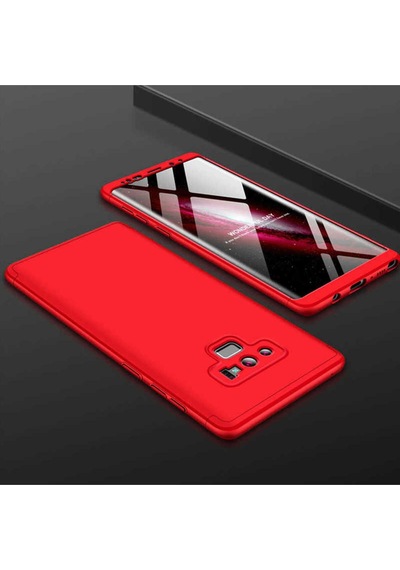 Galaxy Note 9 Kılıf Zore Ays Kapak Kırmızı