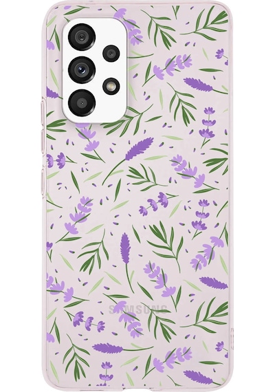 Samsung Galaxy A33 İle Uyumlu 1mm Slim Fit Water Color 3 Baskılı Şeffaf Kılıf Şeffaf