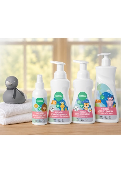 %100 Doğal Bebek Köpük Şampuanı 250 Ml