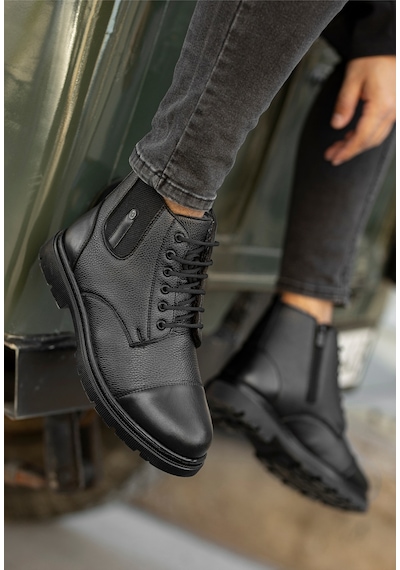 Daxtors Darko Su Ve Soğuk Geçirmez Içi Kürklü Unisex 36-46 Büyük Numara Mevcut Bot Siyah