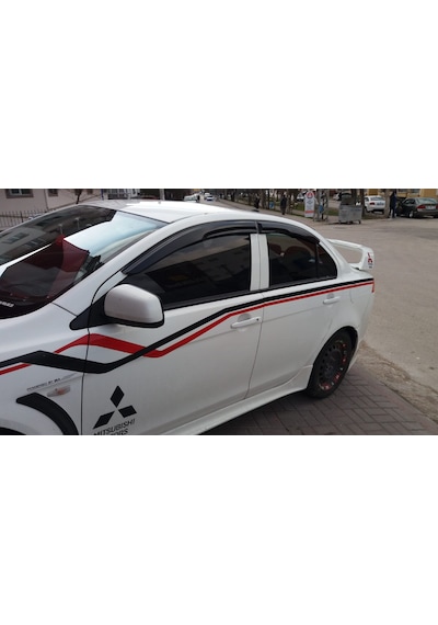 Mitsubishi Lancer Mügen Cam Rüzgarlığı 2008-2015 Arası 4 Lü Set N11.24559