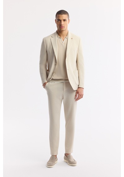 Avva Erkek Taş Mono Yaka Viskon Karışımlı Hafif Bi-stretch Blazer Comfort Slim Fit Ceket A51y4006 Avva Erkek Taş Mono Yaka Viskon Karışımlı Hafif Bi-stretch Blazer Comfort Slim Fit Ceket A51y4006