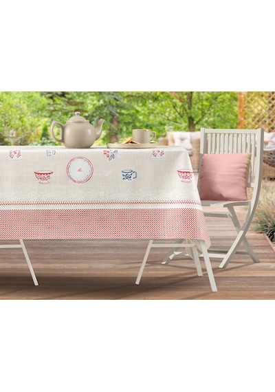 Madame Coco Mavel Pvc Masa Örtüsü - Bej - 140x200 Cm Maor0000000015140 X 200 Cm-bej