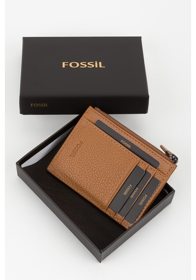 Fossil %100 Hakiki Deri El Portföyü Kartlık Camel Camel