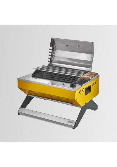 Remta REM.R131 Elektrikli Döküm Barbekü Izgara Mangal Sarı