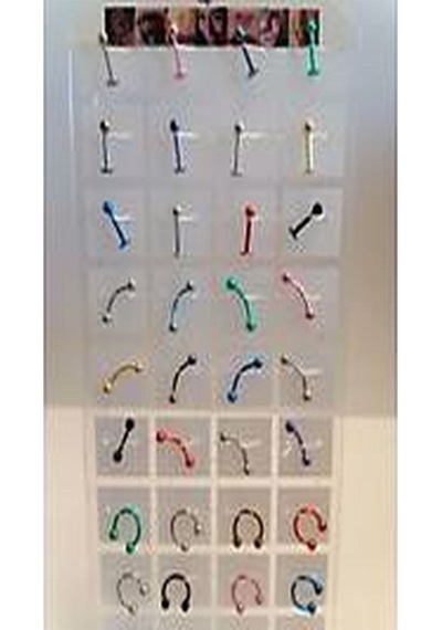 36 Adet Birden Karışık Desen Piercing