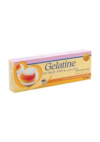 Yaprak Jelatin Sığır Jelatini 100 G Diğer