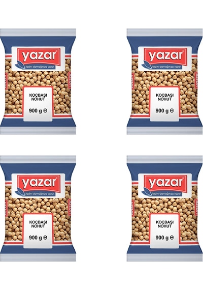 Yazar Koçbaşı Nohut 4 x 900 G