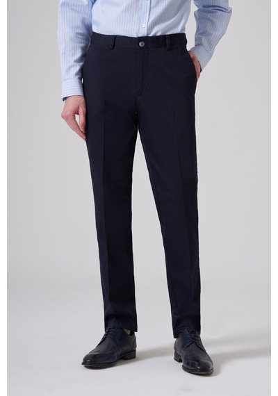 Morven Erkek Lacivert Pamuk Trend Dynamic Fit Chino Pantolon 26ms003020200 Lacivert