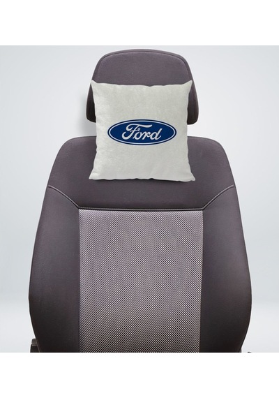 Bk Gift Ford Tasarımlı Kare Araç Koltuk Yastığı-1