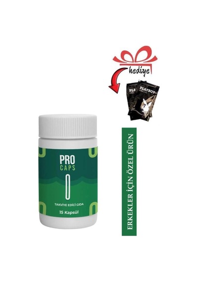 Pro Caps Erkeklere Çok Özel 15li + Özel Kayganlaştırıcı Jelle