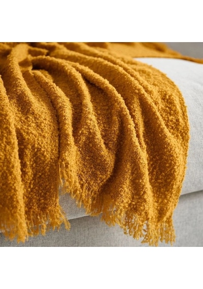 Ikea Sandbrodd Polar Koltuk Örtüsü Tek Kişilik 130 X 170 Cm Hardal