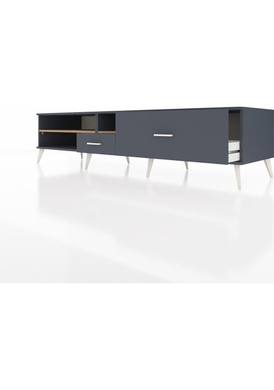Kronos Tv Ünitesi 2 Raflı 2 Çekmeceli 220x59x51 Antrasit-çam/antrasit Atlas Çam/antrasıt - Antrasıt Kronos Tv Ünitesi 2 Raflı 2 Çekmeceli 220x59x51 Antrasit-çam/antrasit Atlas Çam/antrasıt - Antrasıt