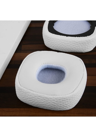 Mrstoys Marshall Major 3 Ve 4 İle Uyumlu Kulaklık Pedi Yastığı Kulaklık Süngeri Minder Kapak Sünger Earpad Beyaz