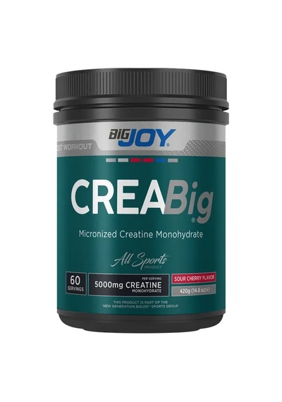 Bigjoy Sports Kreatin Creabig Creatine Vişne Monohidrat 420 Gr. 60 Servis
