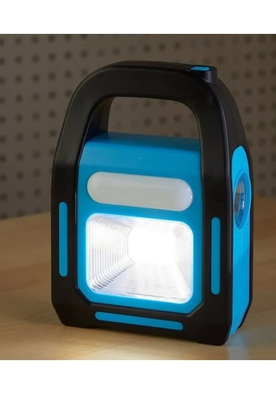 Noas Yl05 7000 Bitez Şarjlı Solar Güneş Enerjili Led El Feneri Beyaz