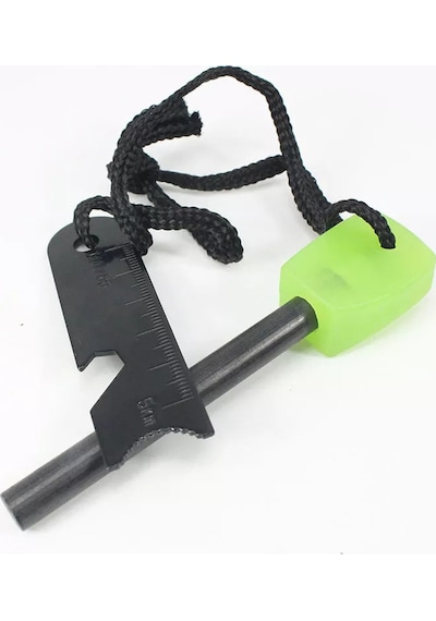 Survive Fosforlu Magnezyum Çubuğu Ateş Başlatıcı Çakmak Taşı