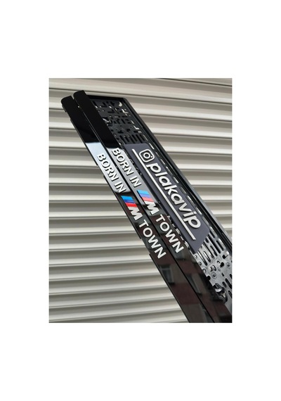 App Plakalık 2 Adet Mat Piano Black Bmv Plakalık Uyumlu - 842410694